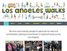 Tablet Screenshot of losangeleswalks.org